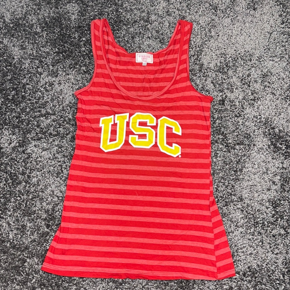 Woman’s USC Striped Tank XS/S
